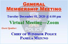 December 2020 General Meeting