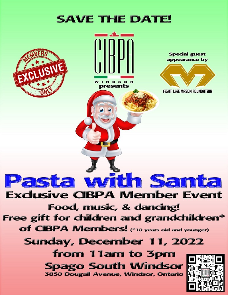 CIBPA presents Pasta with Santa