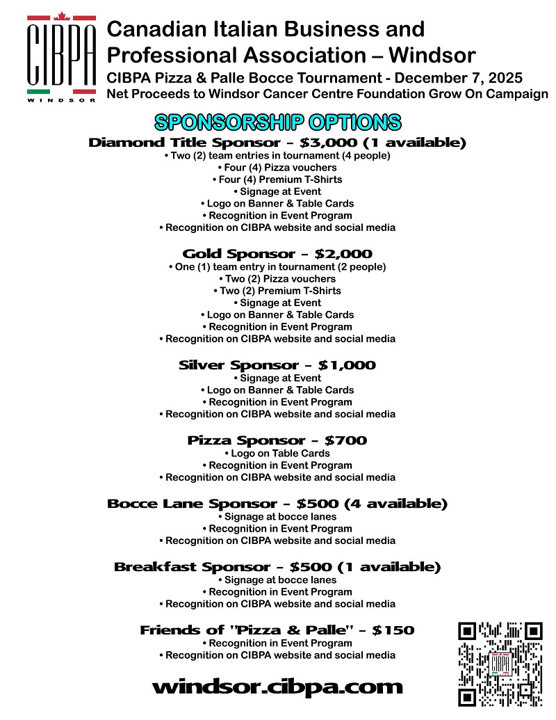 CIBPA presents Pizza & Palle 2025